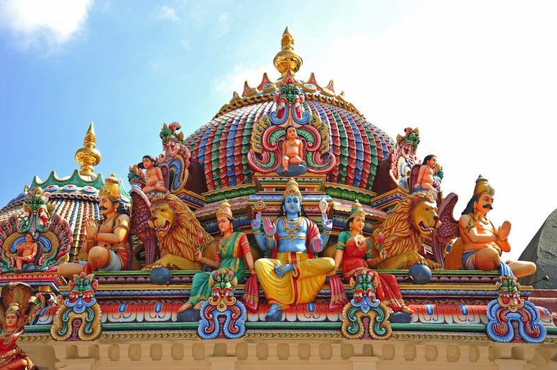 Индуистский храм пазл онлайн