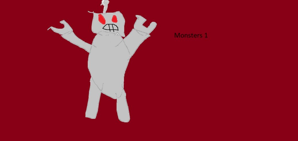 monstro 1 pintura puzzle online