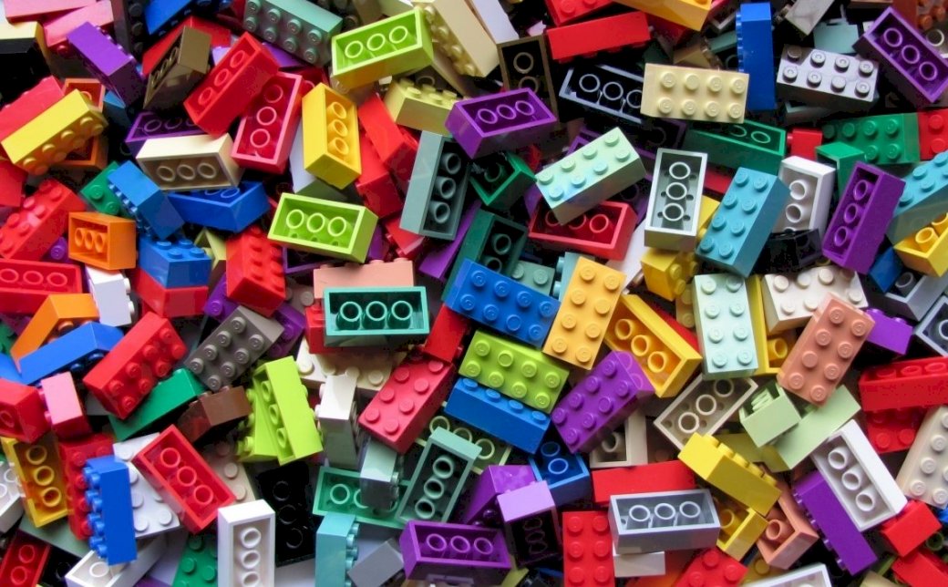 Лего кирпичи пазл онлайн