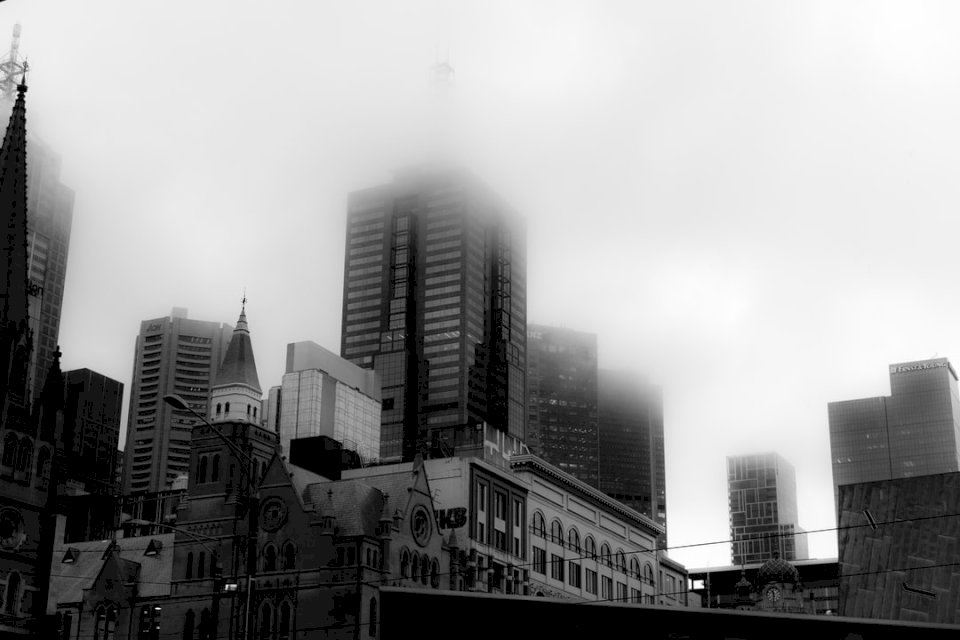 Туманный Мельбурн онлайн-пазл