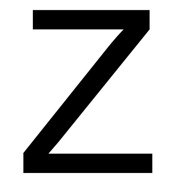 písmeno Z online puzzle