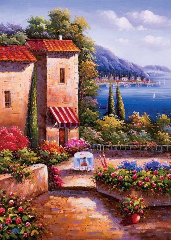 Italy in painting. online puzzle