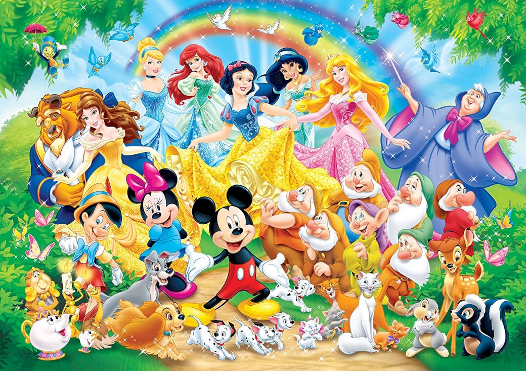 Disney karakters online puzzel