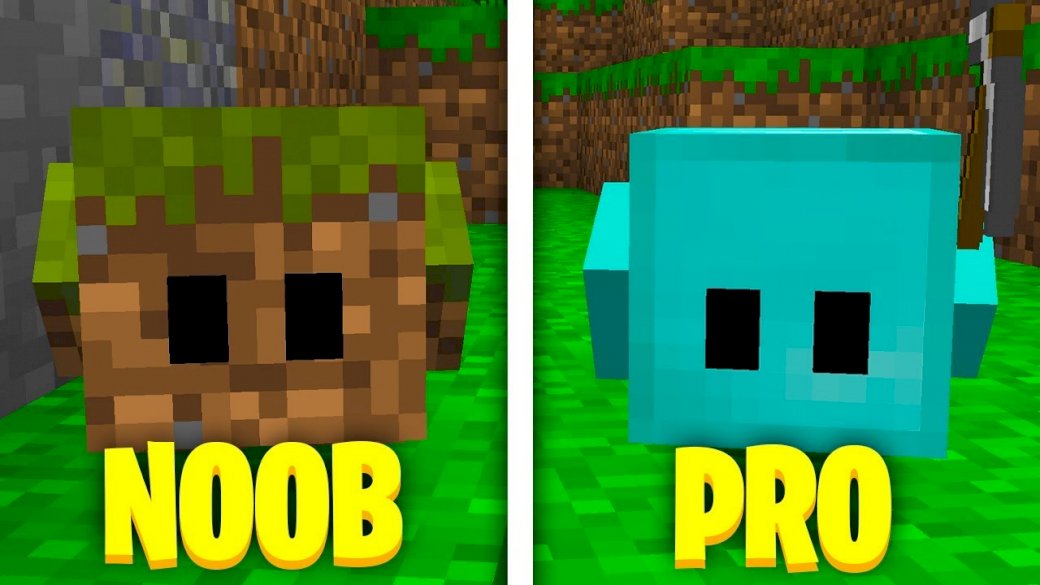 Minecraft pro vs noob Pussel online