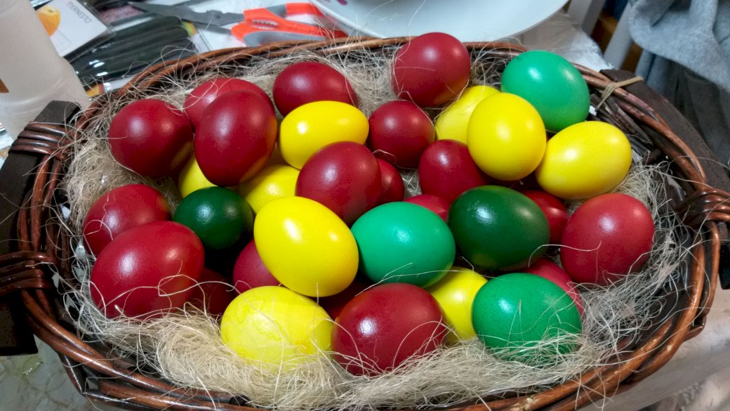 Πασχαλινά αυγά quebra-cabeças online