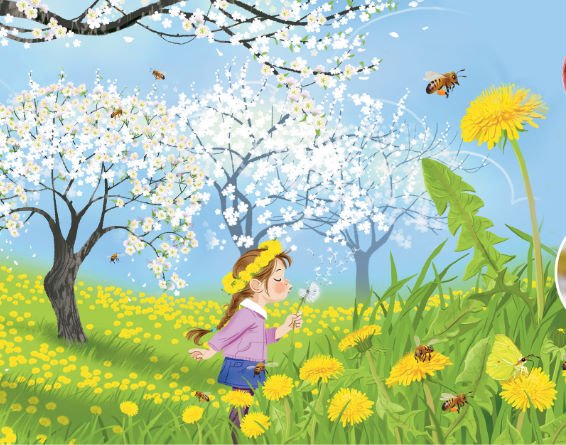 primavera nel frutteto puzzle online