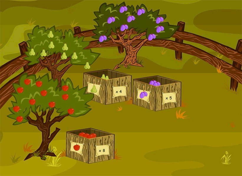 Fruitboomgaard online puzzel
