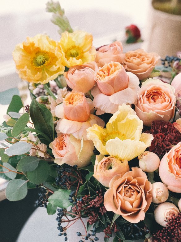 Букет за цветя, флористика онлайн пъзел