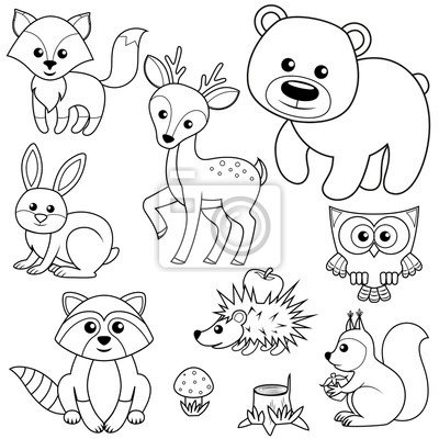 animaux de la forêt de Lenka puzzle en ligne
