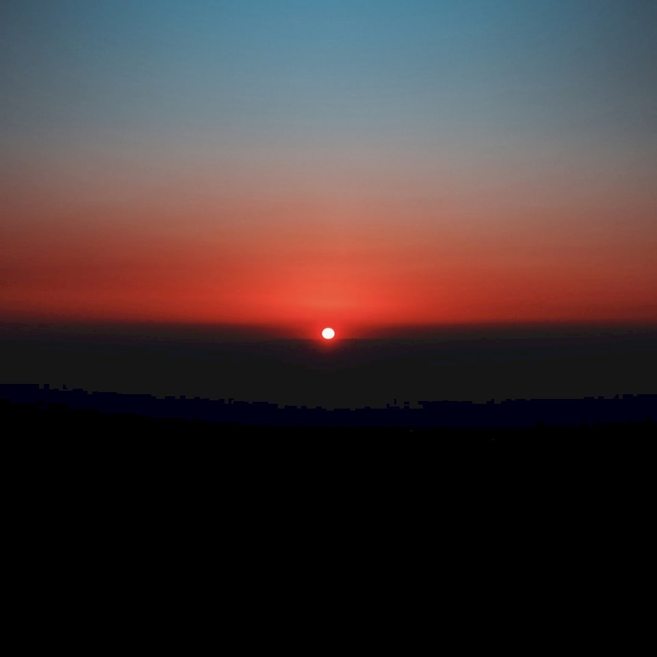 Stor solnedgång i Jordanien pussel på nätet