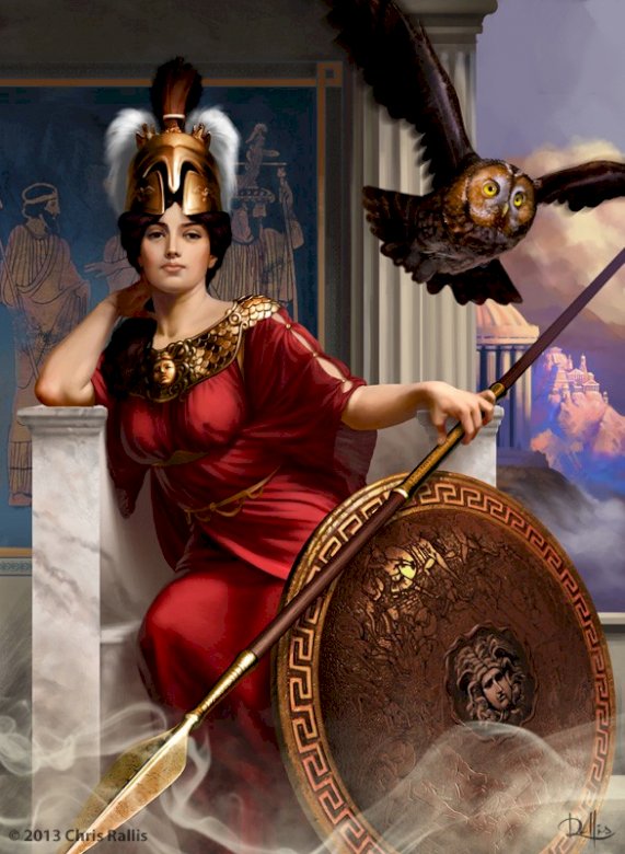 Богиня Атина онлайн пъзел