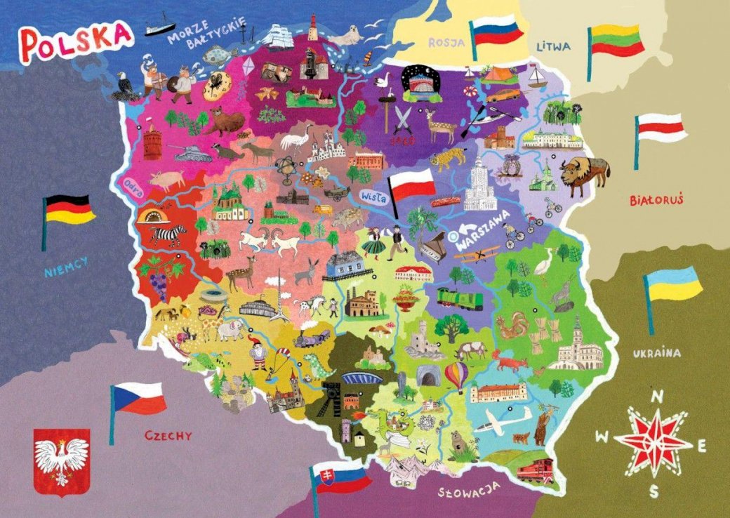 Attractions de la Pologne puzzle