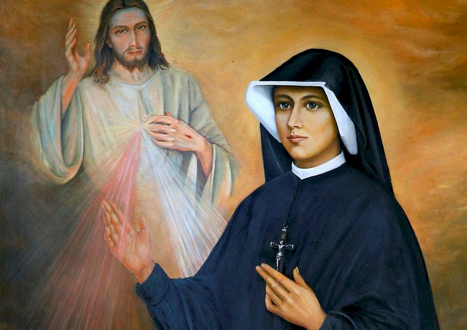 Schwester Faustina Fürsprecherin der Barmherzigkeit Gottes Puzzlespiel online