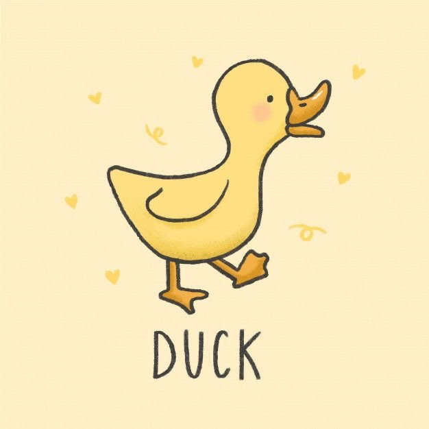 Drăguț Duck puzzle online