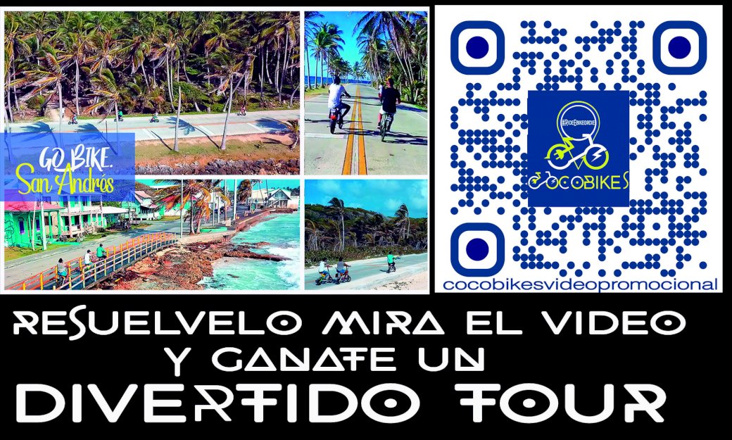 листівка Сан Андрес на ebike онлайн пазл