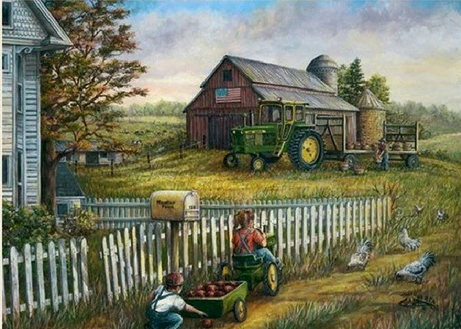 Rural landscape. jigsaw puzzle online