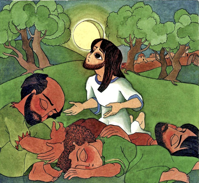 Passion 4 - In de tuin van Gethsemane legpuzzel online