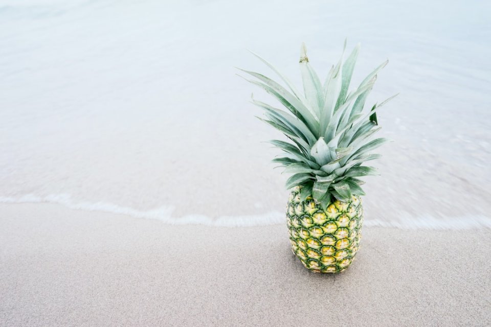 Strand ananas legpuzzel online