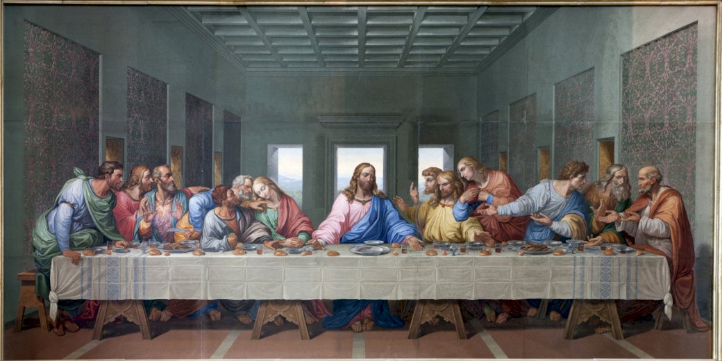 L'ultima cena di Leonardo da Vinci. OKAN. puzzle online