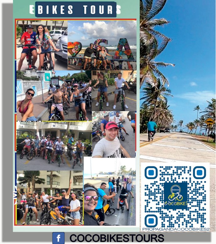 poster omaggio ai tour in bici a San Andrés puzzle online
