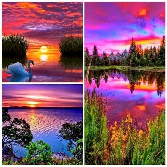 Beautiful sunsets online puzzle