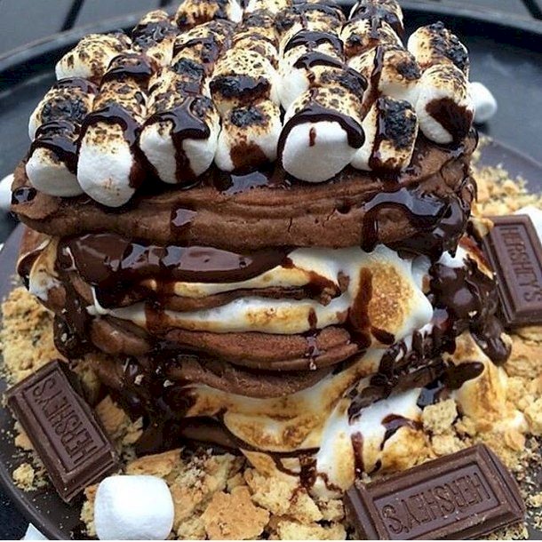Yum Smores cake with chocolate jigsaw puzzle online