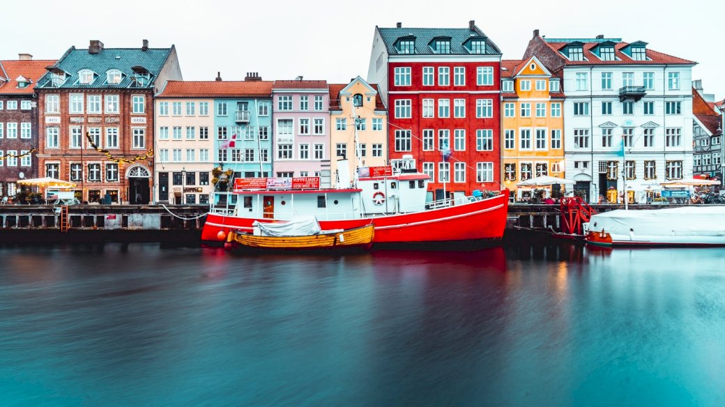 Нюхавн, Копенгаген, Дания онлайн-пазл