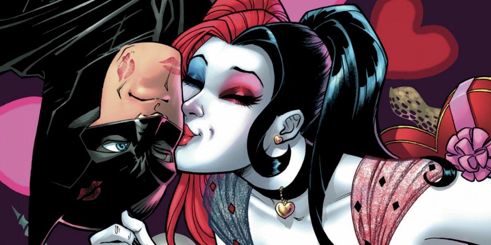 Harley Quinn och Batman pussel på nätet