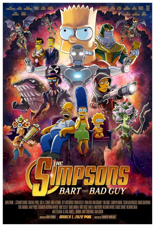 il poster commemorativo dei simpson puzzle online