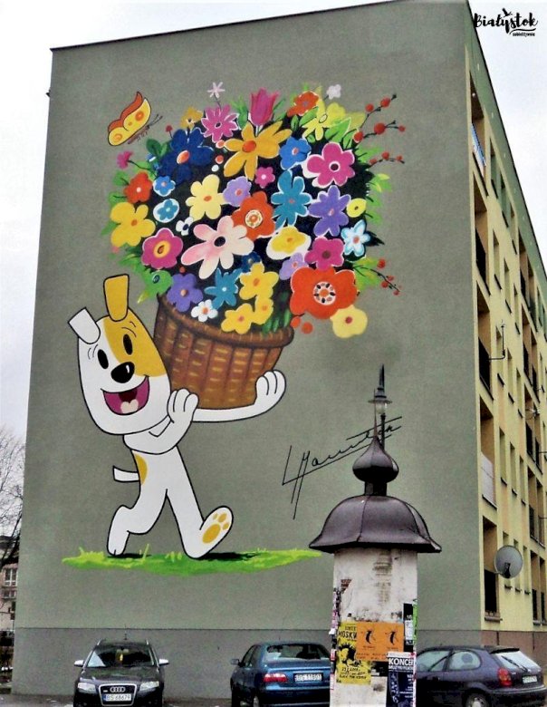 Mural em Suwałki quebra-cabeças online