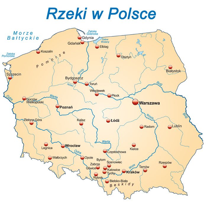 Rivieren in Polen online puzzel