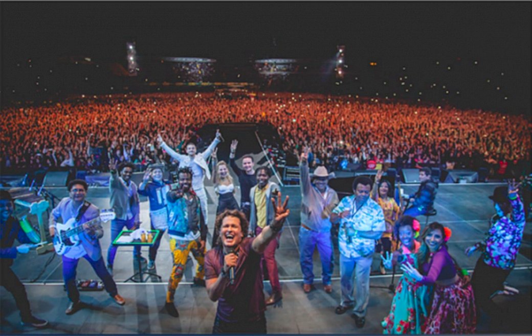 вшанування Карлоса Вівеса на концерті Богота пазл онлайн