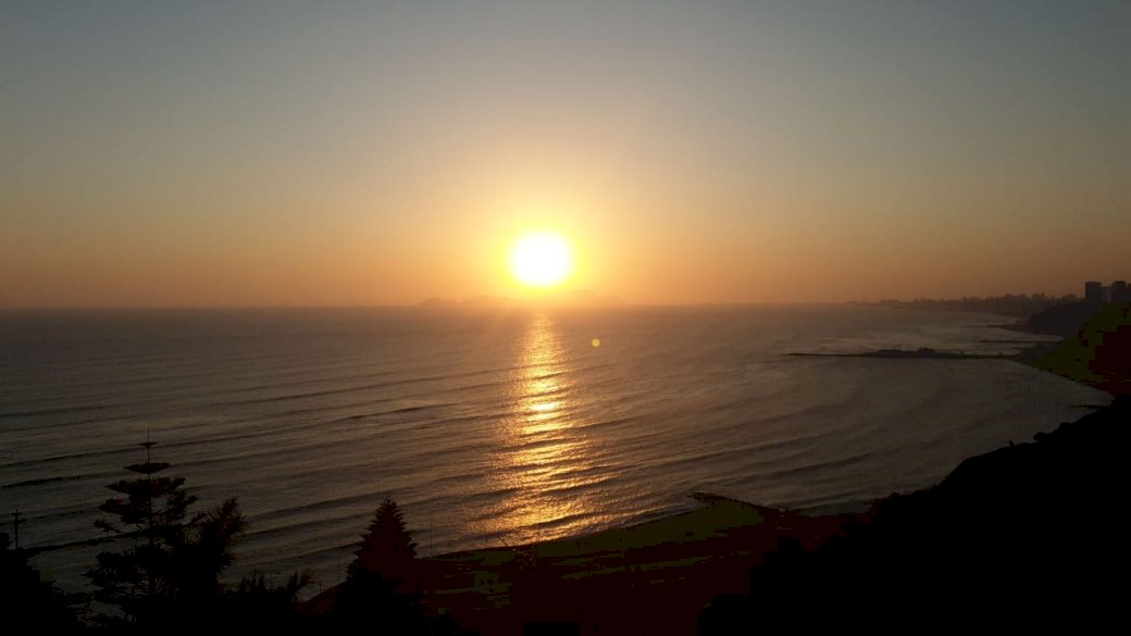 Sonnenuntergang in Lima Online-Puzzle