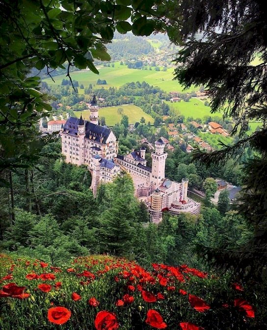 Castelo de Neuschwanstein. quebra-cabeças online