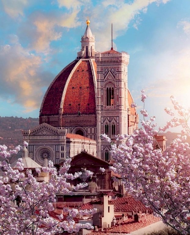 Florence gebouwen. online puzzel