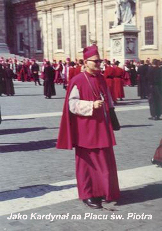 Cardinale. Karol Wojtyła on St. Pietro puzzle online