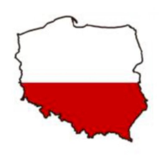 Karta över Polen pussel på nätet