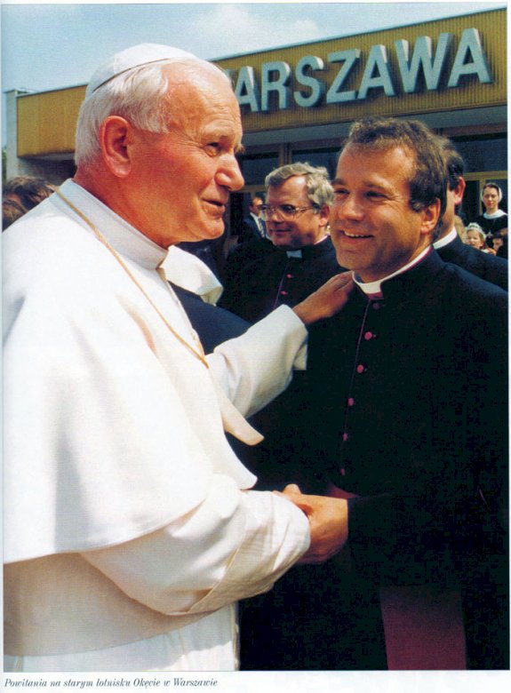 Святой Иоанн Павел II снова в Польше онлайн-пазл