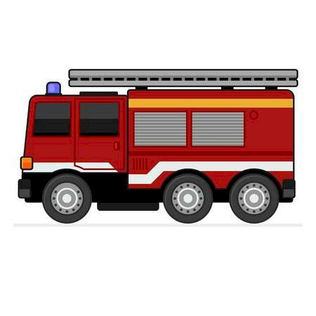 Camión de bomberos rompecabezas en línea