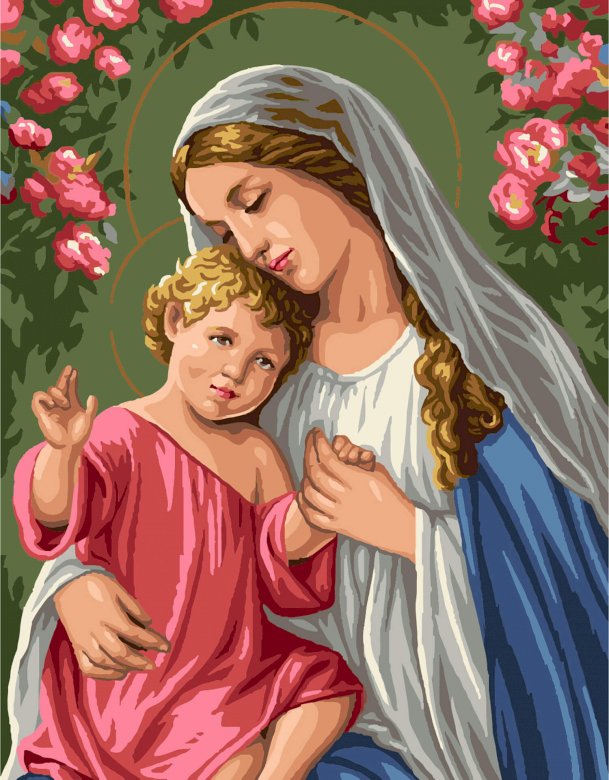 Μαίρη και μωρό online παζλ