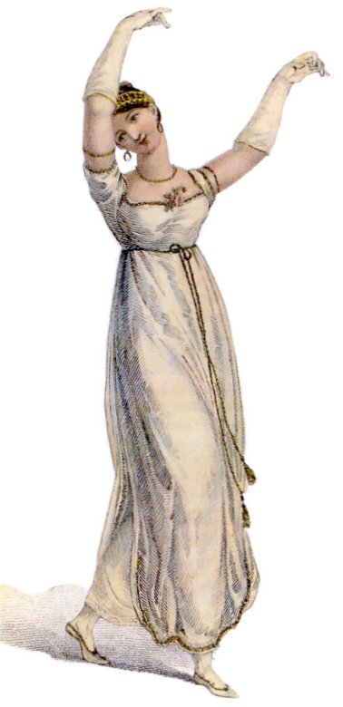 dámské šaty z doby Napoleona skládačky online