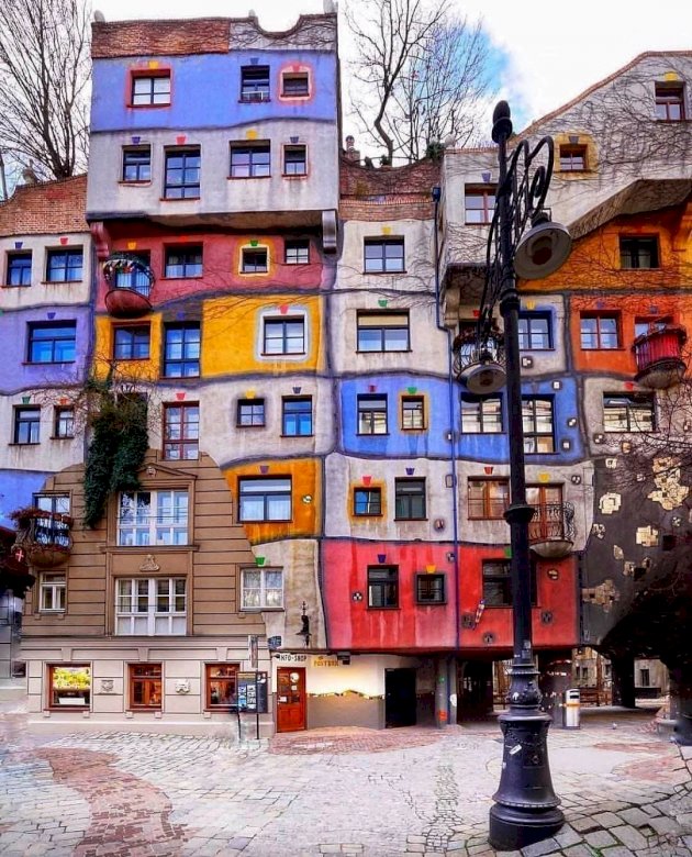 Wenen - Hundertwasser-huis online puzzel