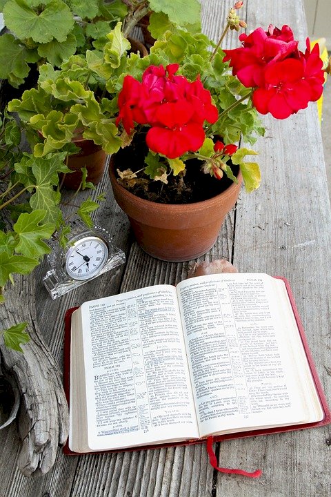 Sfânta Biblie pe masă puzzle online