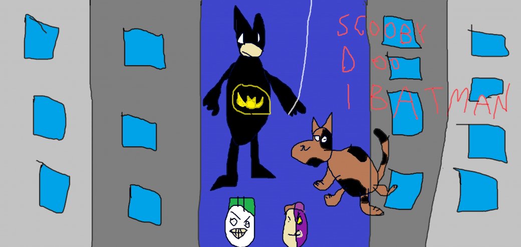 Scooby Doo und Batman Online-Puzzle