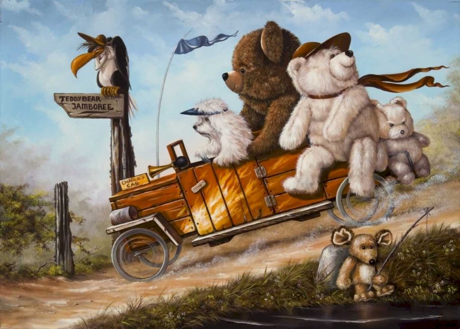 Excursão de ursinho de pelúcia puzzle online