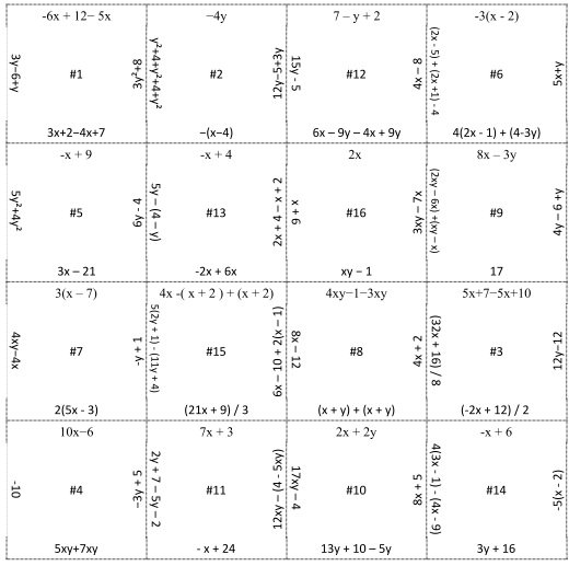 algebrai puzzle kirakós online