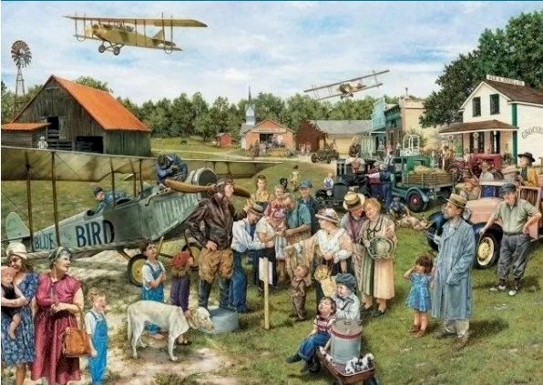 Picnic aerian. jigsaw puzzle online