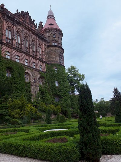 Grădină - Castelul Ksiaz puzzle online