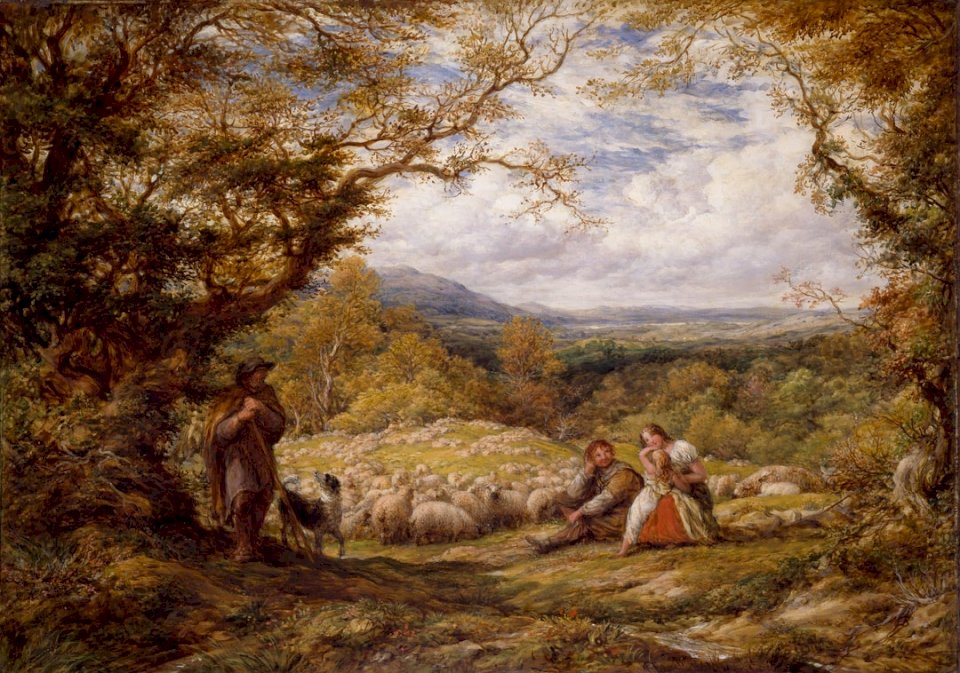 The Sheep Drive, 1863. puzzle online