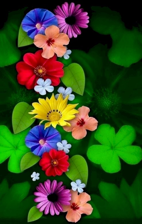 Ghirlanda di fiori puzzle online